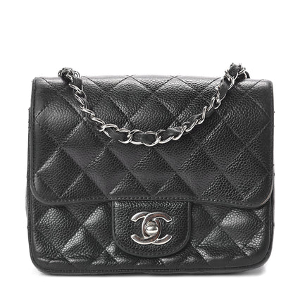 Chanel Caviar Quilted Mini Square Flap Black 1 of 8
