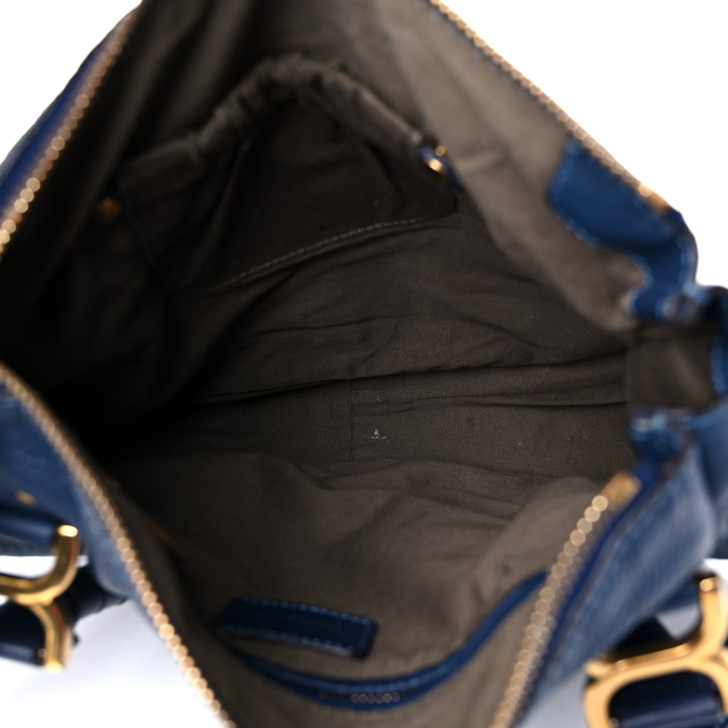 Calfskin Medium Marcie Satchel Navy