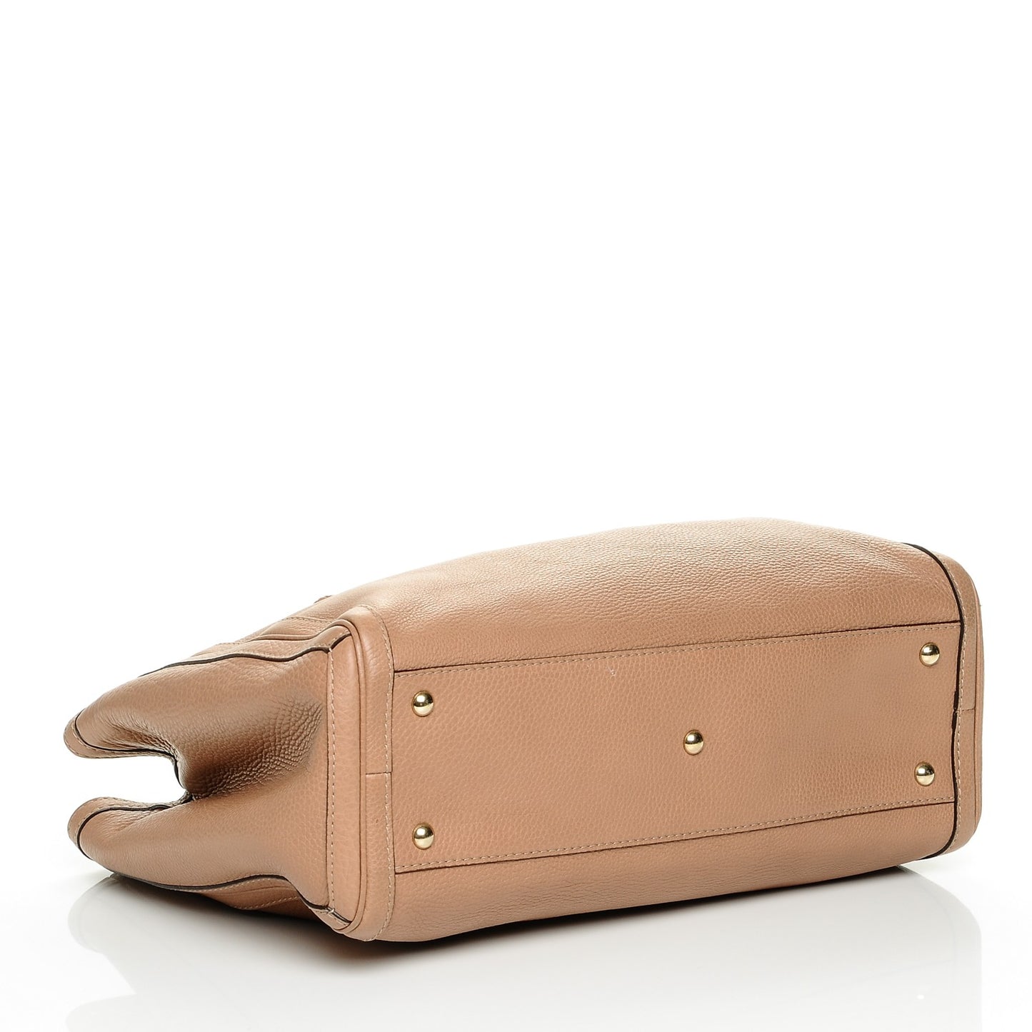 Pebbled Calfskin Medium Bella Tote Winter Rose