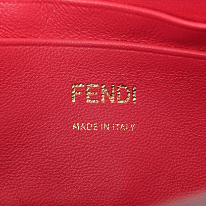 Fendi Nappa FF 1974 Embossed Mini Baguette Lampone 6 of 10