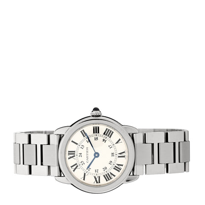 Cartier Stainless Steel 29mm Ronde Solo Quartz Watch 2 of 5