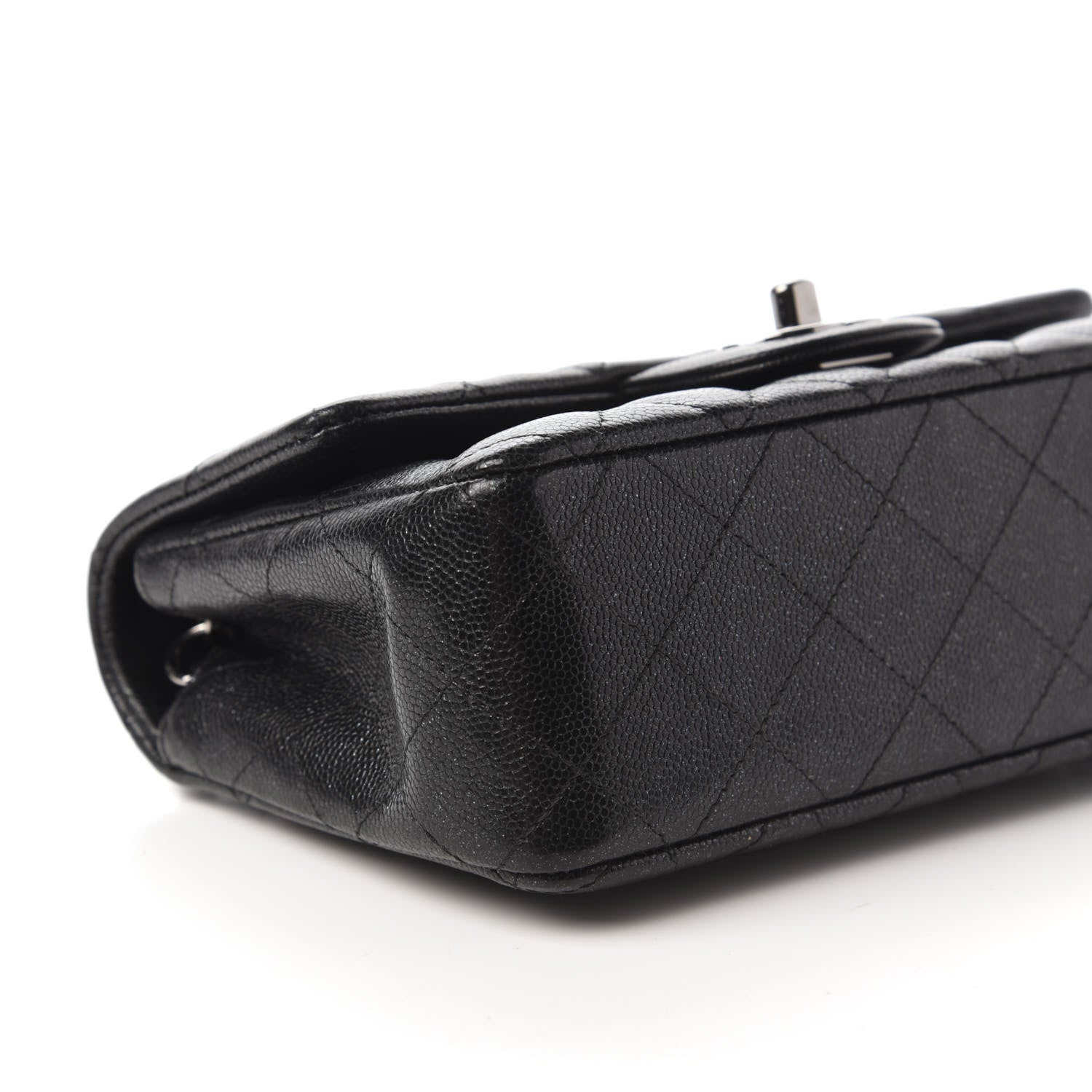 Chanel Iridescent Caviar Quilted Mini Rectangular Flap Black 6 of 10