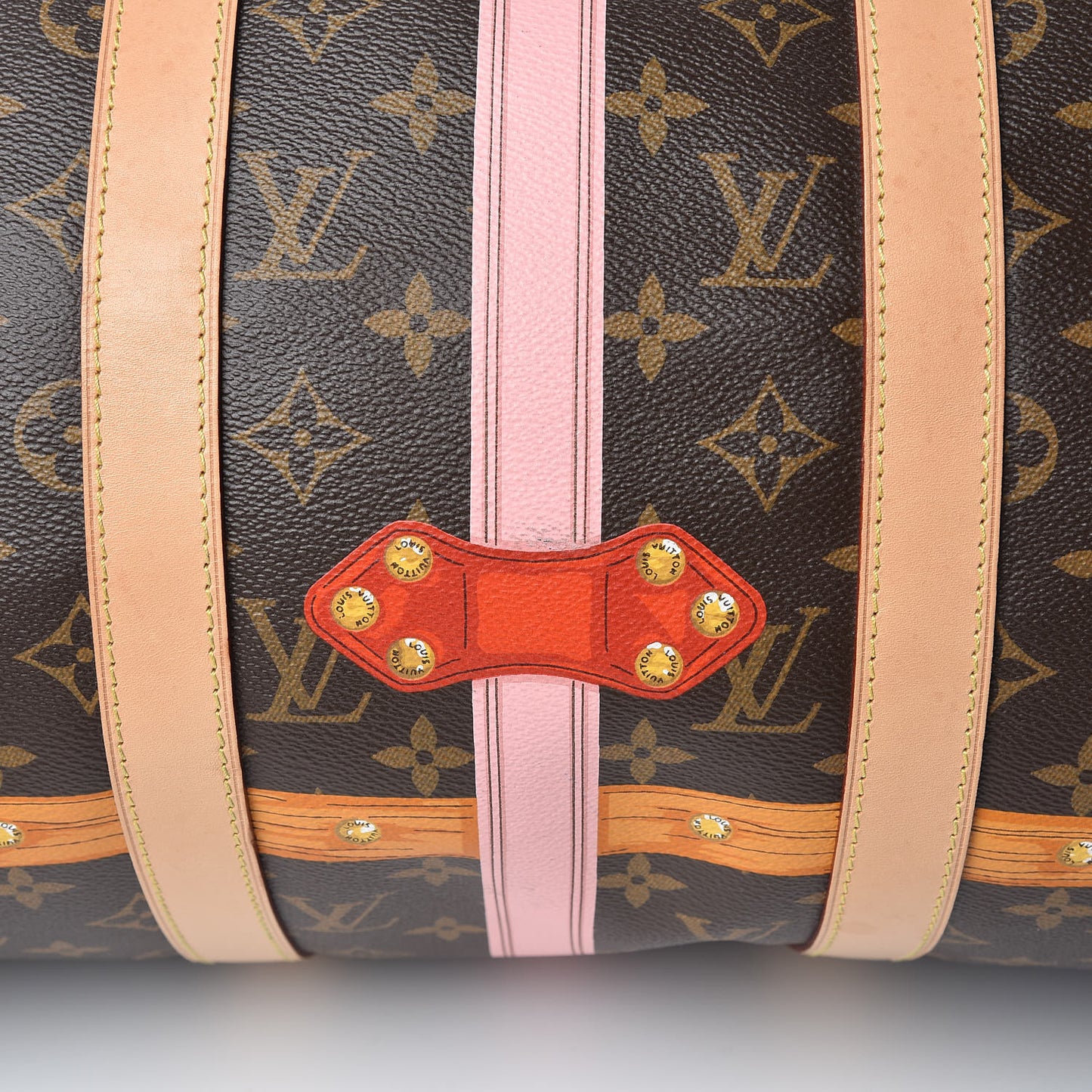 Monogram Summer Trunks Keepall Bandouliere 50