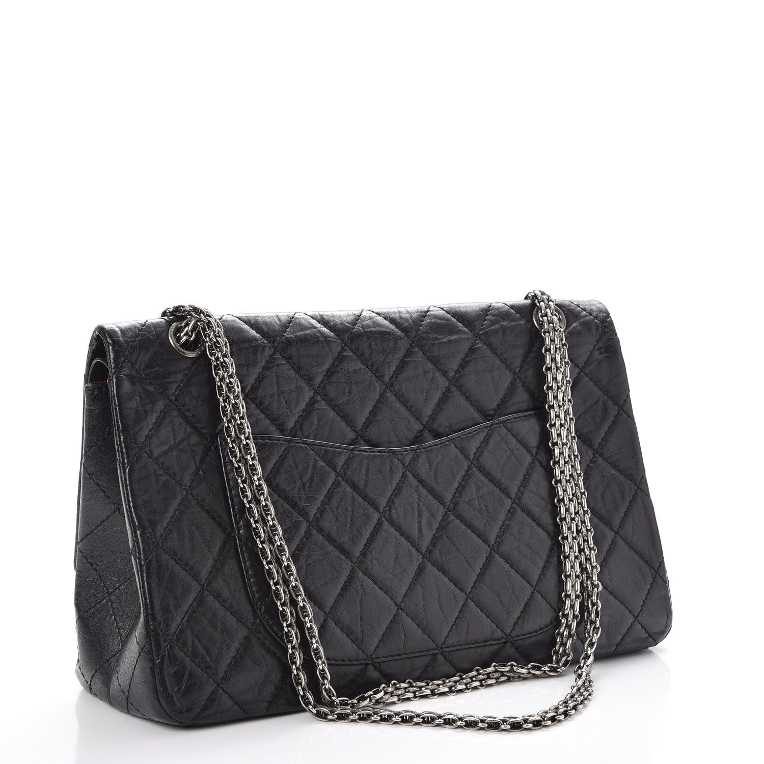 Chanel Aged Calfskin Quilted 2.55 Reissue 227 Flap Black 4 of 8
