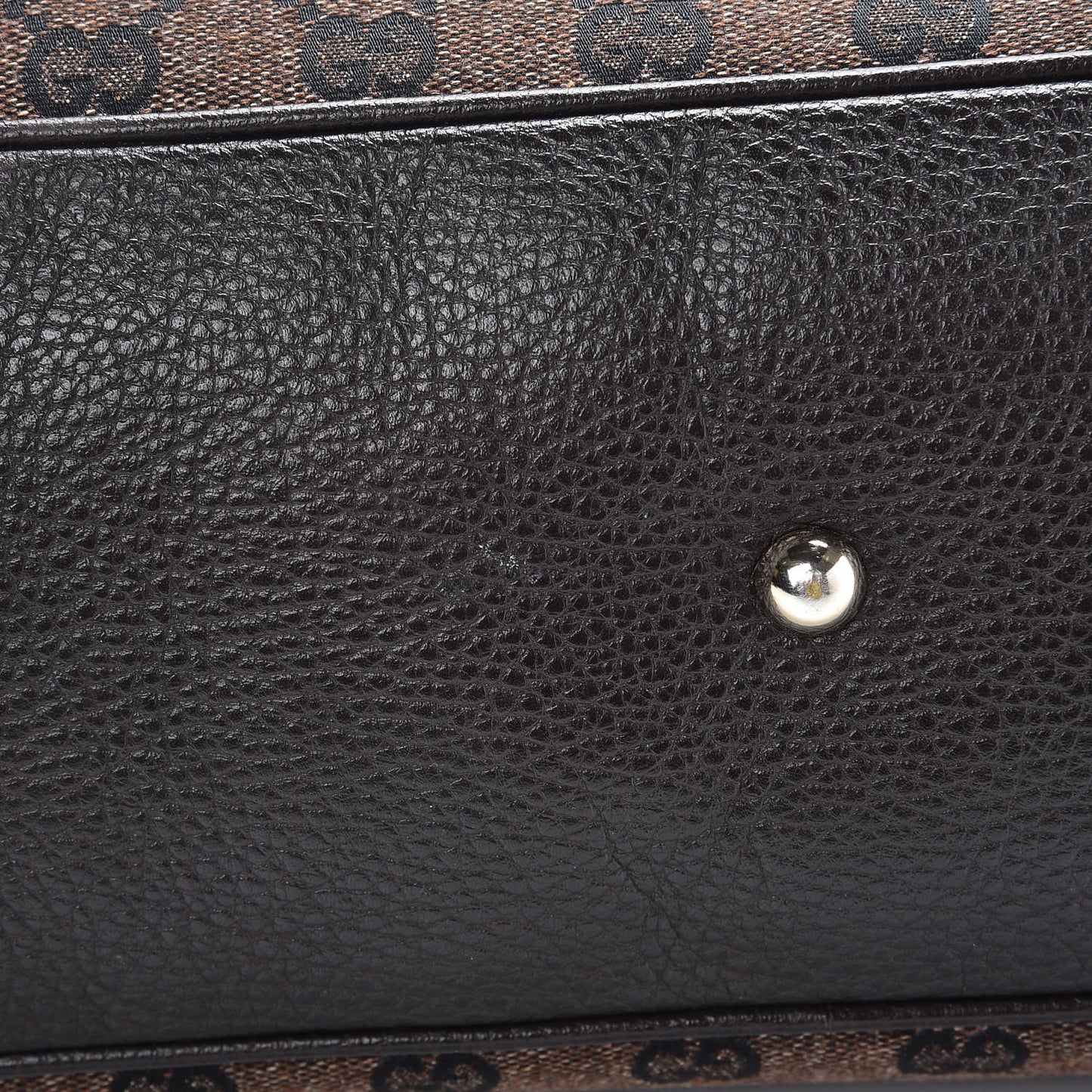 Monogram Medium Tote Dark Brown