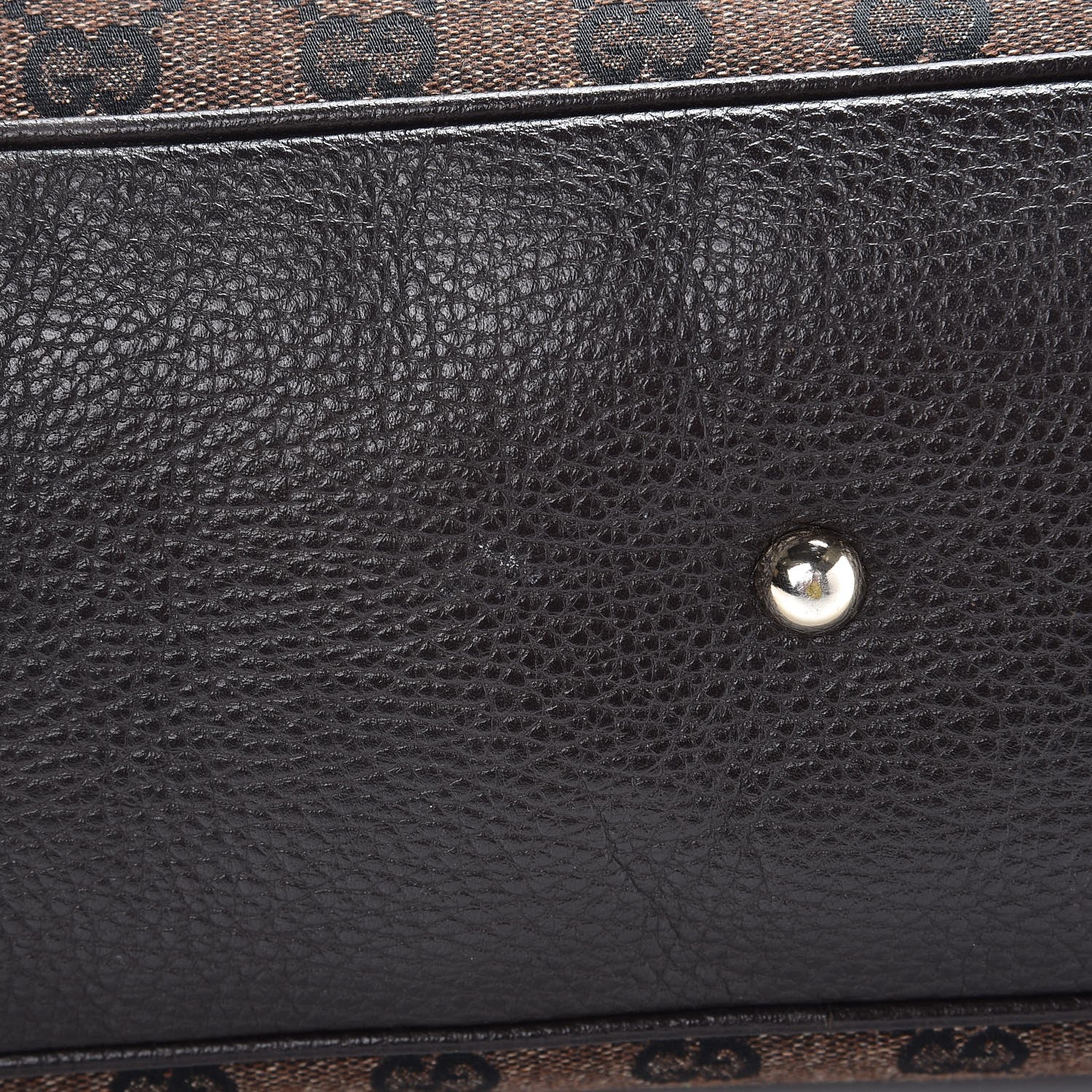 Gucci Monogram Medium Tote Dark Brown 10 of 10