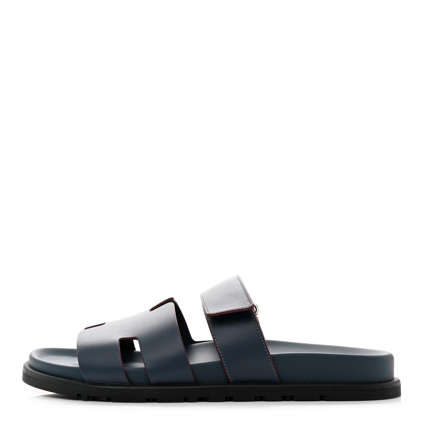 Calfskin Womens Chypre Sandals 41 Bleu Celeste Bordeaux