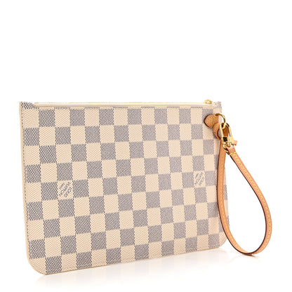 Louis Vuitton Damier Azur Neverfull MM GM Pochette 2 of 5