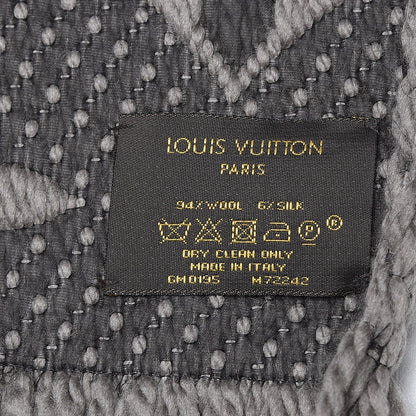 Louis Vuitton Wool Silk Logomania Scarf Verone 4 of 4