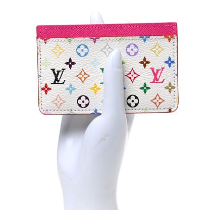 Louis Vuitton LV X TM Monogram Multicolor Card Holder Kawaii Pink 2 of 7