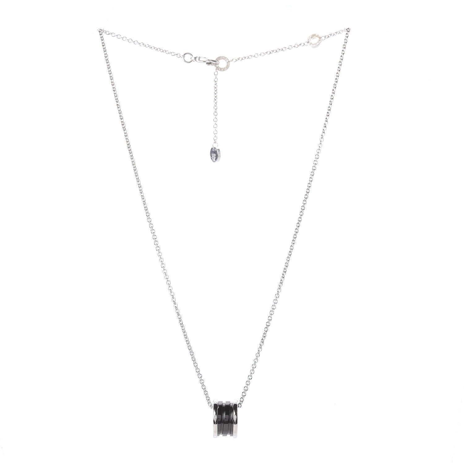 Bulgari Sterling Silver Ceramic Save The Children Pendant Necklace 3 of 5