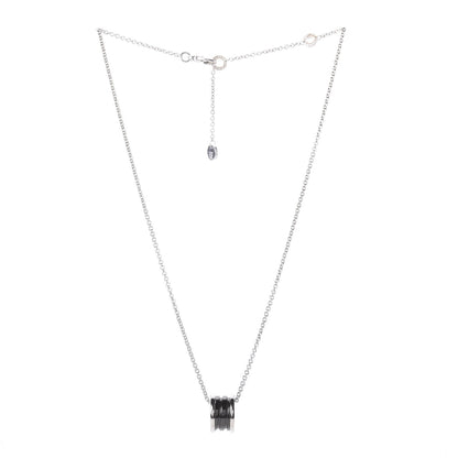 Bulgari Sterling Silver Ceramic Save The Children Pendant Necklace 3 of 5