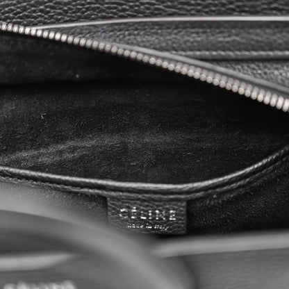 Celine Drummed Calfskin Nano Luggage Black 11 of 11