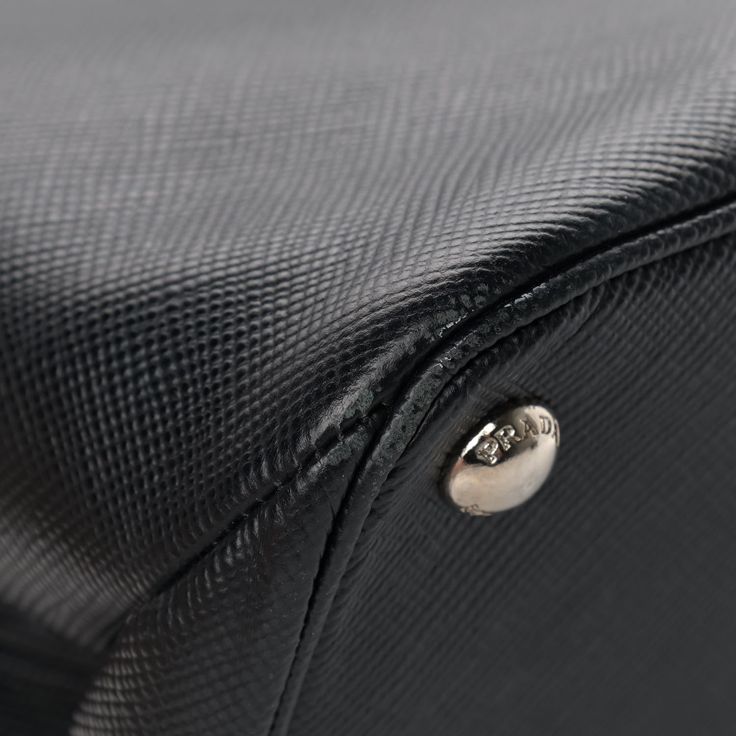 Prada Saffiano Cuir Twin Tote Black 9 of 21