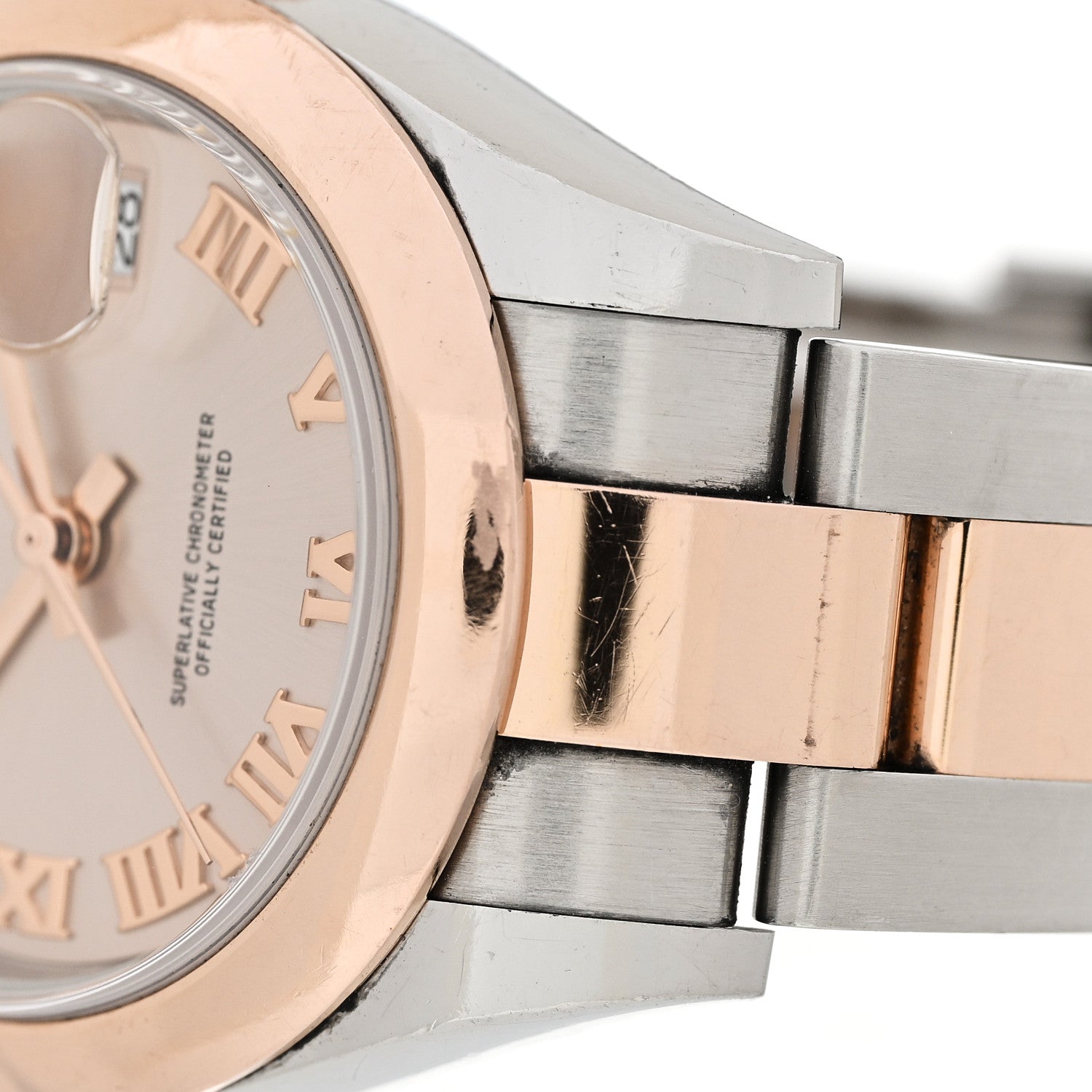 Rolex Stainless Steel 18K Everose Gold 28mm Oyster Perpetual Datejust Watch Silver Roman 279161 6 of 6