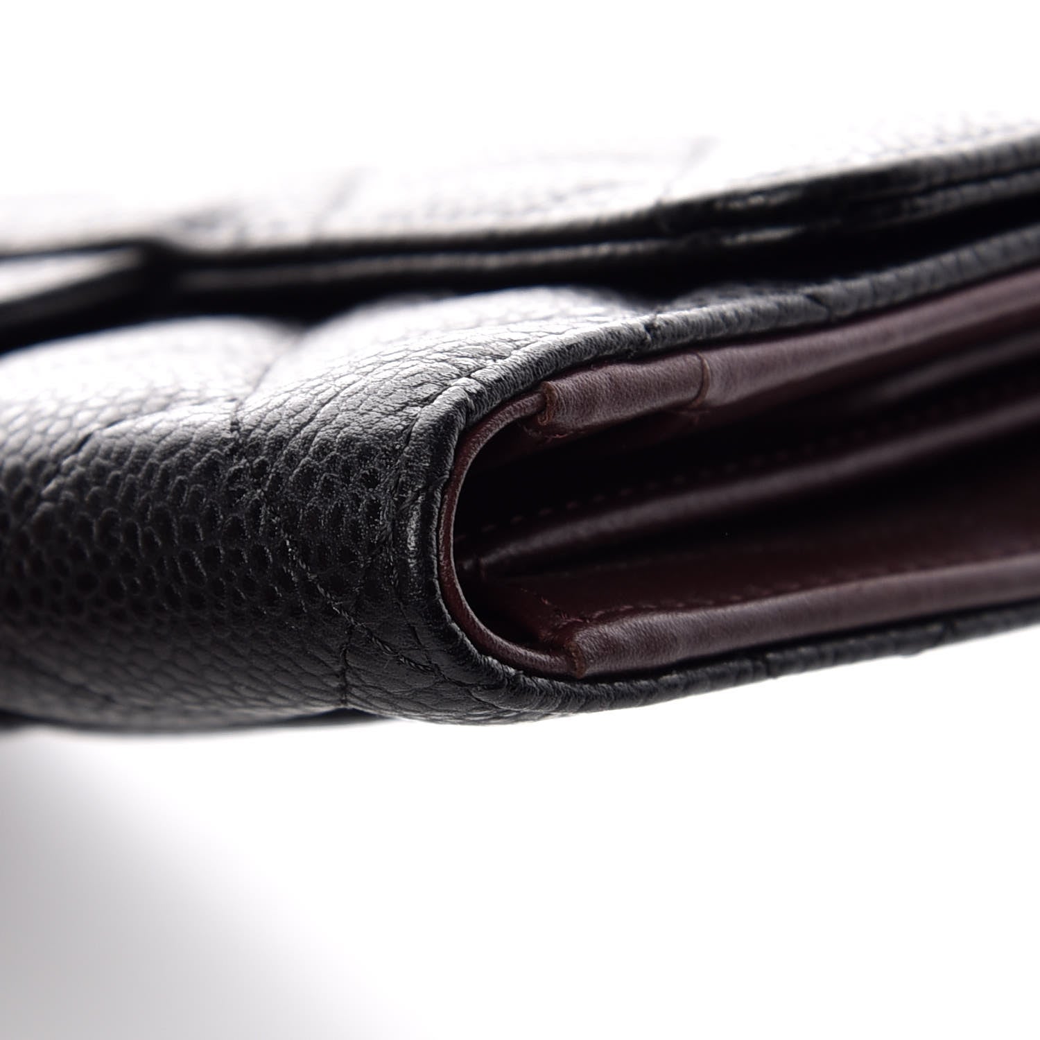 Chanel Caviar Quilted Long Flap Wallet Black 6 of 13