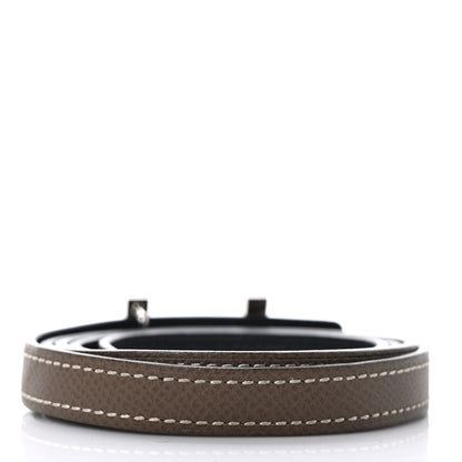 Hermes Epsom Swift 13mm Focus Belt 80 Etoupe Black 2 of 5