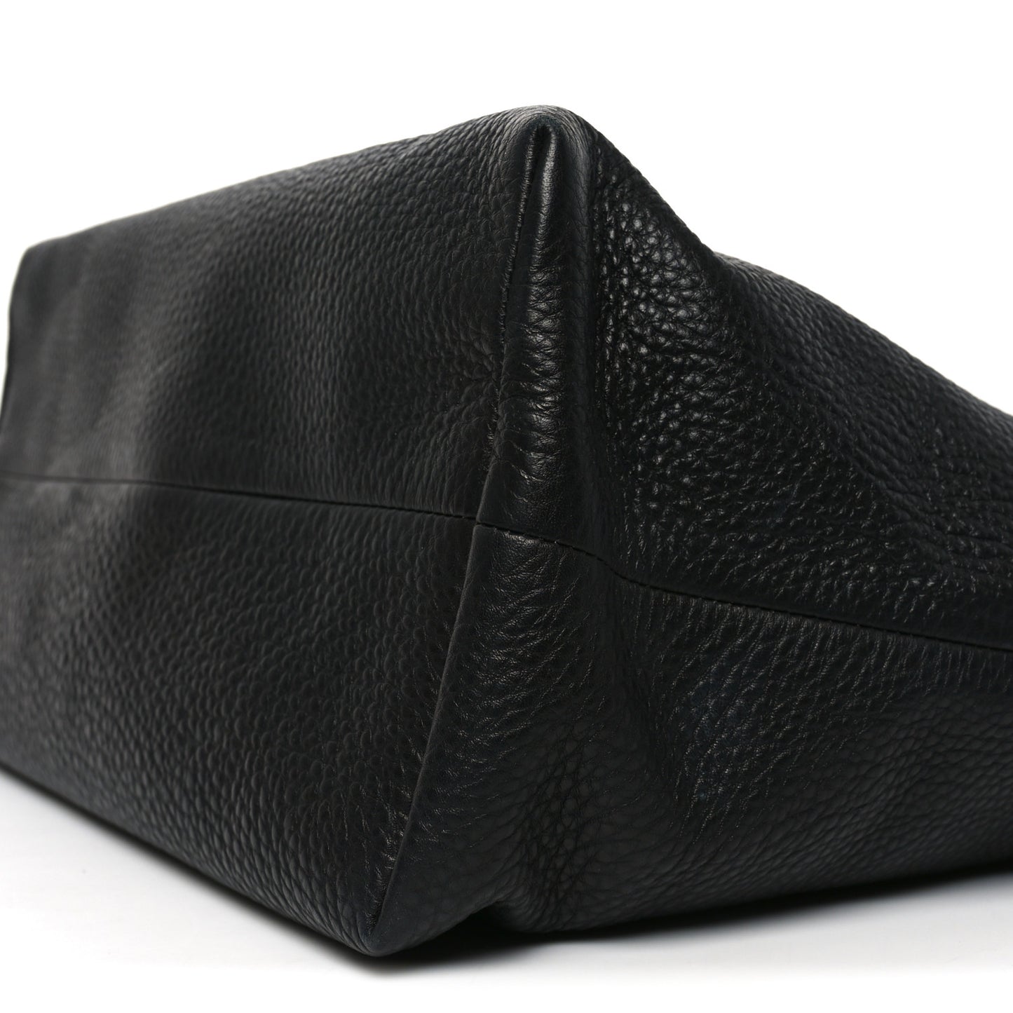 Vitello Medusa Tote Black