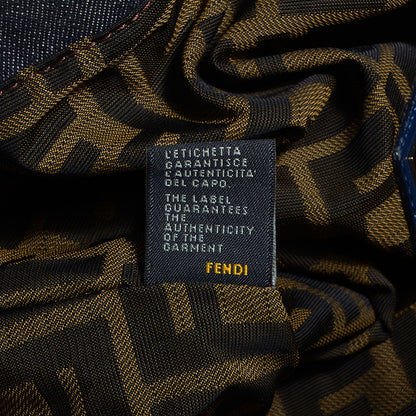 Fendi Denim Spalmati Woven Spy Blue 9 of 9
