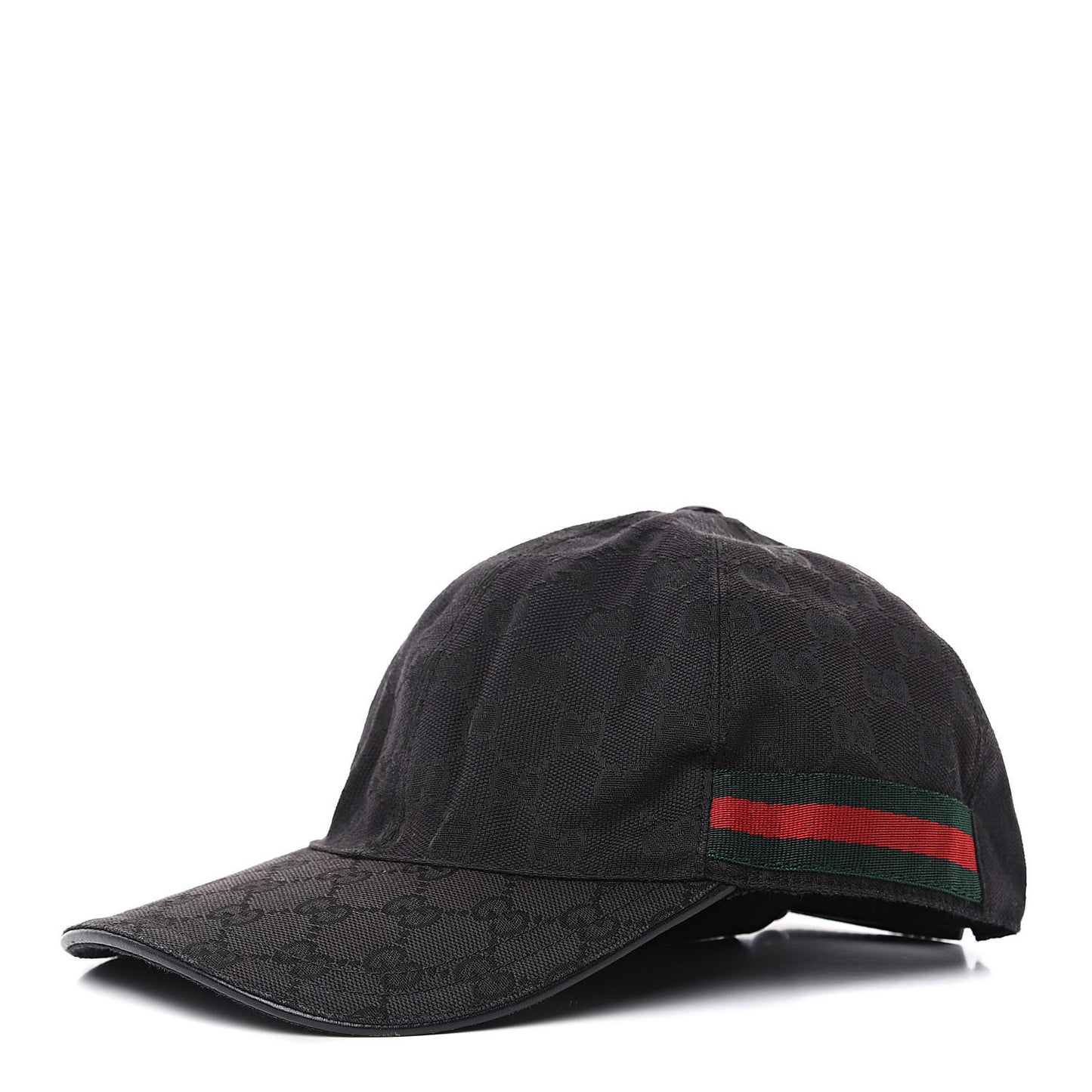 Monogram Web Baseball Hat M Black