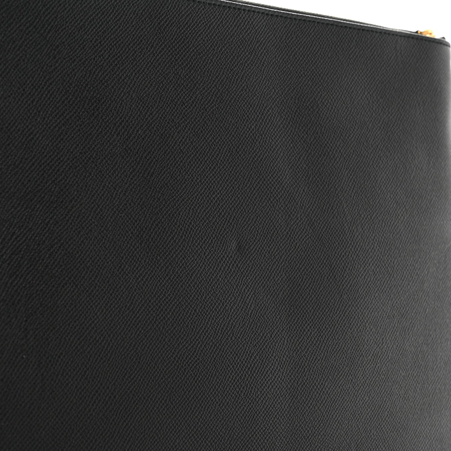 Balenciaga Grained Calfskin Large Ville Zip Pouch Black 7 of 7