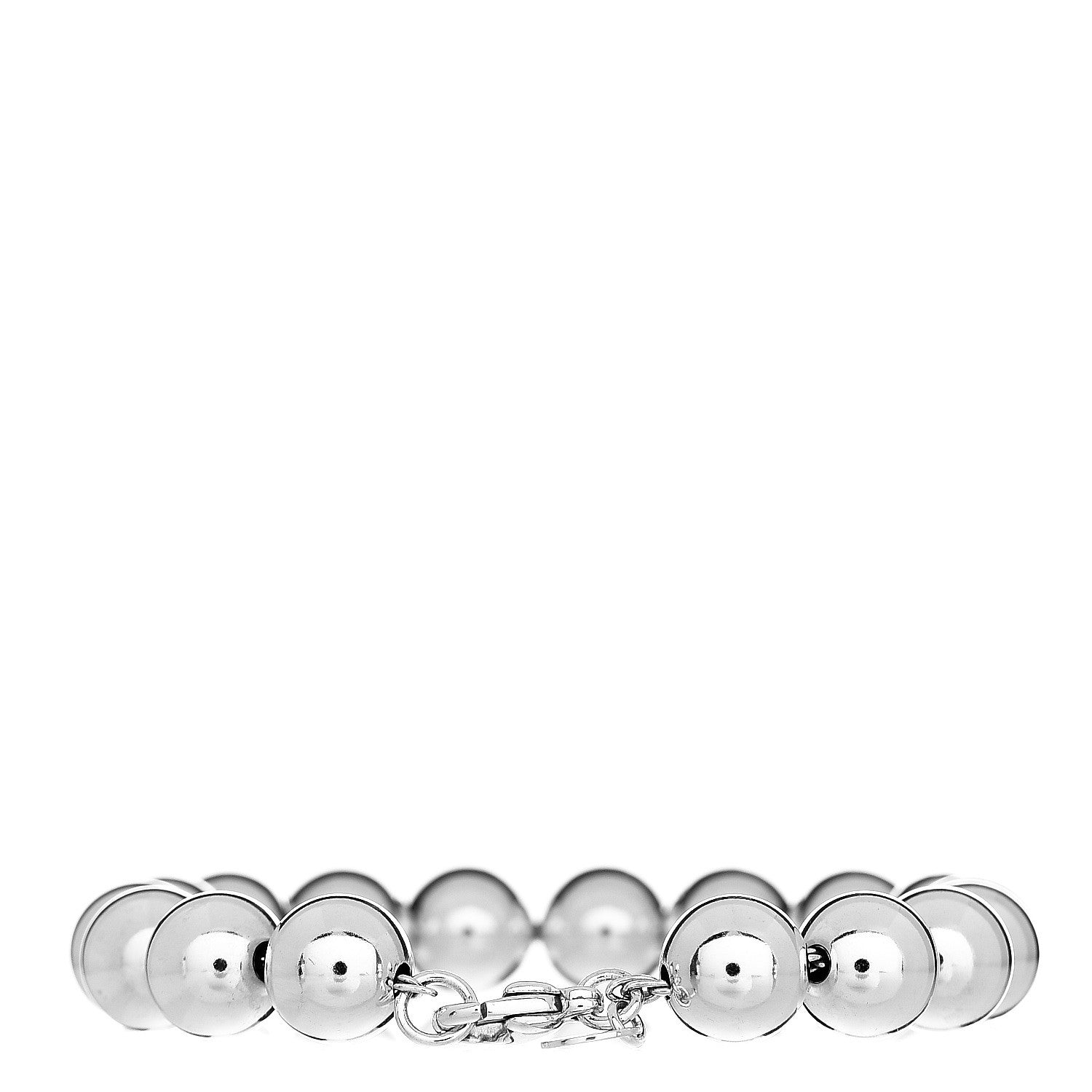Tiffany Sterling Silver 10mm HardWear Ball Bracelet 2 of 4