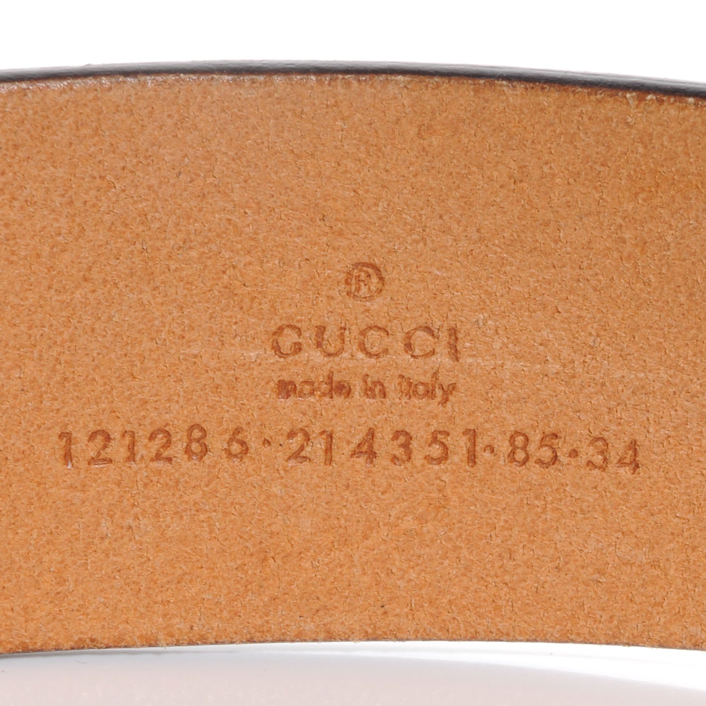 Gucci Leather Blondie GG Buckle Belt 85 34 4 of 4