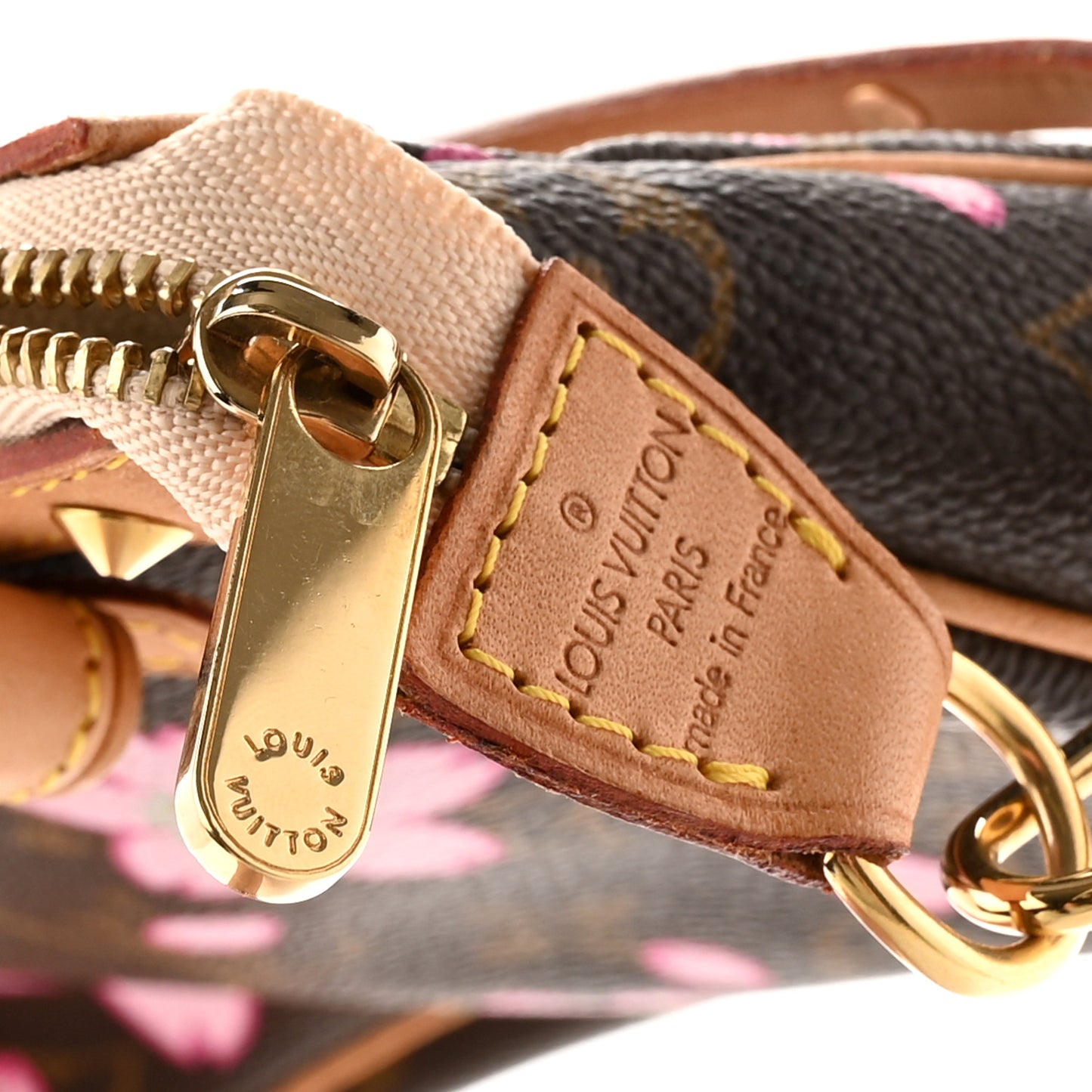 Monogram Cherry Blossom Pochette Accessories Brown