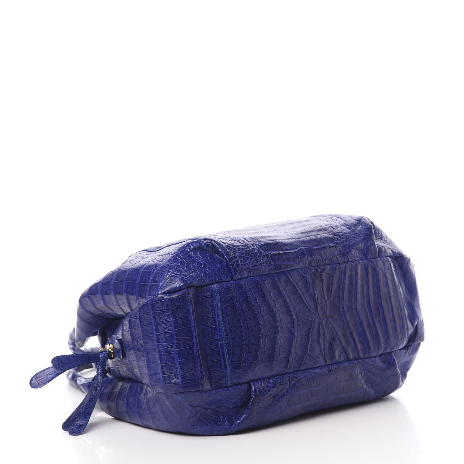 Nancy Gonzalez Crocodile Hobo Blue 4 of 15