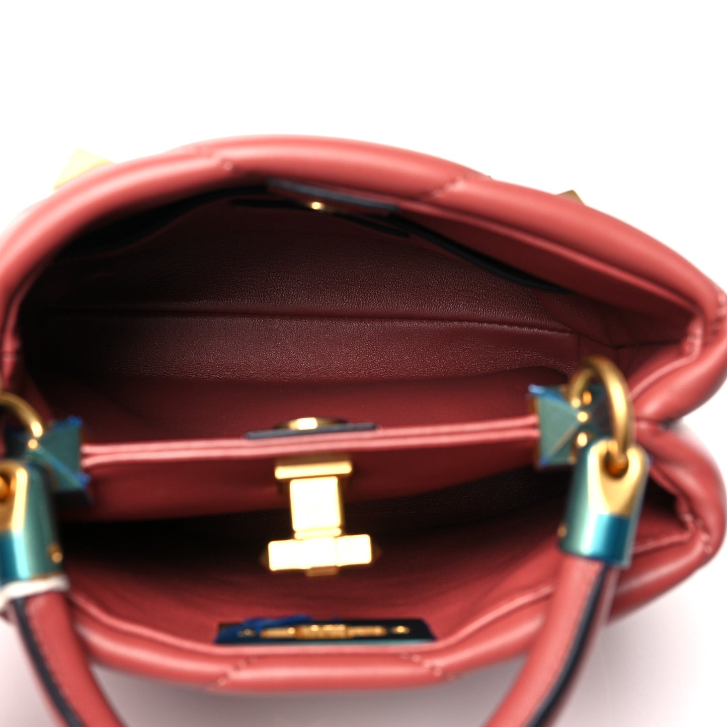 Nappa Small Roman Stud The Handle Bag Gingerbread