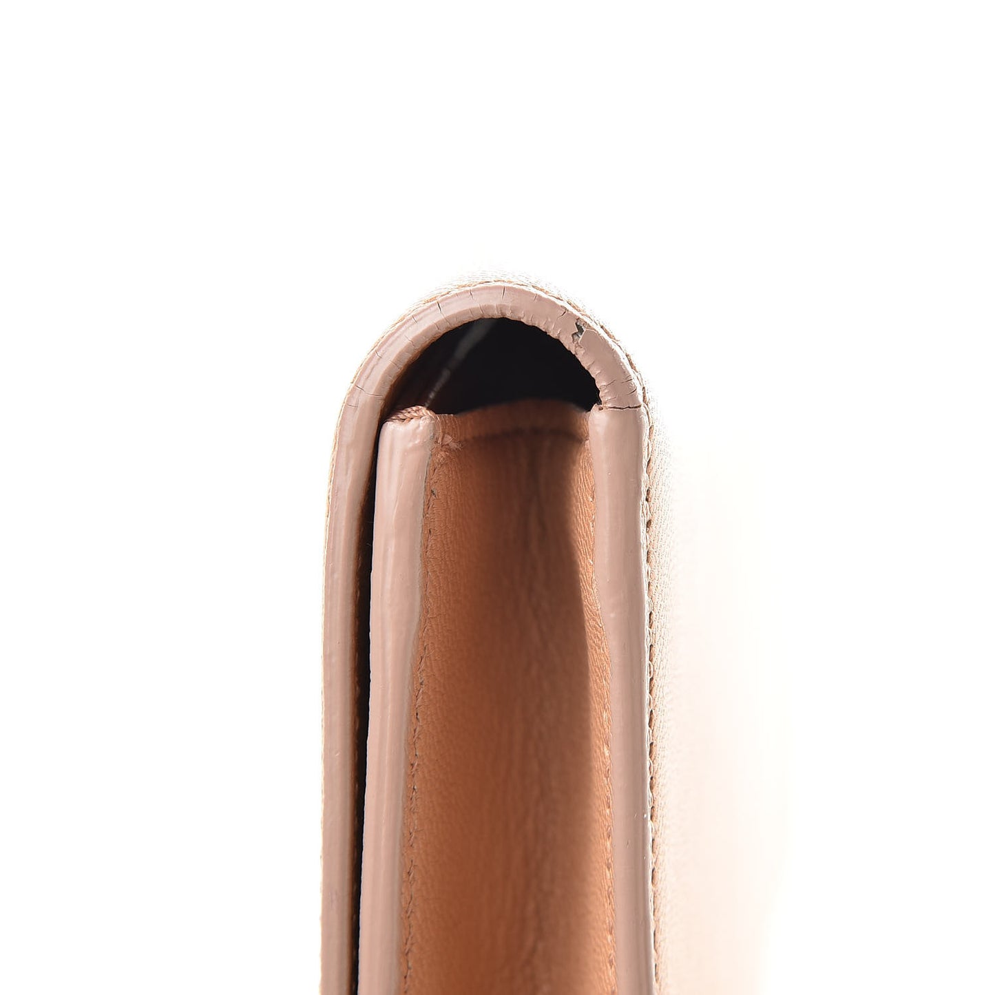 Chevre Small Belle de Jour Clutch Beige