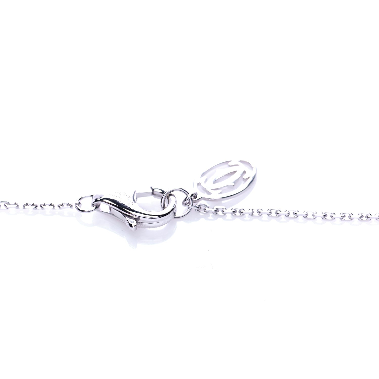 Cartier 18K White Gold Diamond XS D'Amour Pendant Necklace 5 of 5