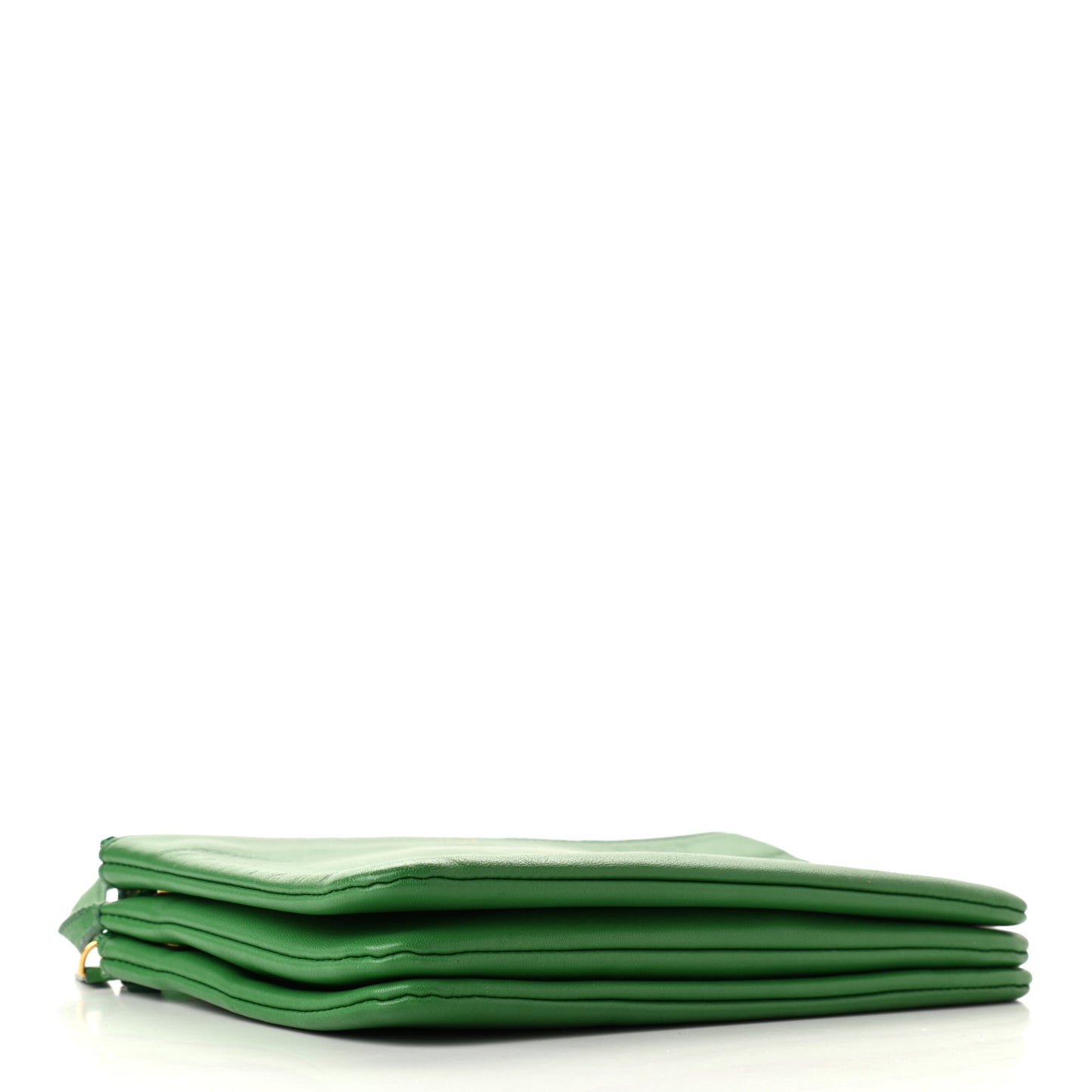 Lambskin Small Trio Crossbody Bag Grass