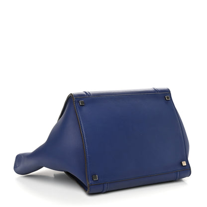 Celine Supple Calfskin Medium Phantom Luggage Indigo 4 of 9
