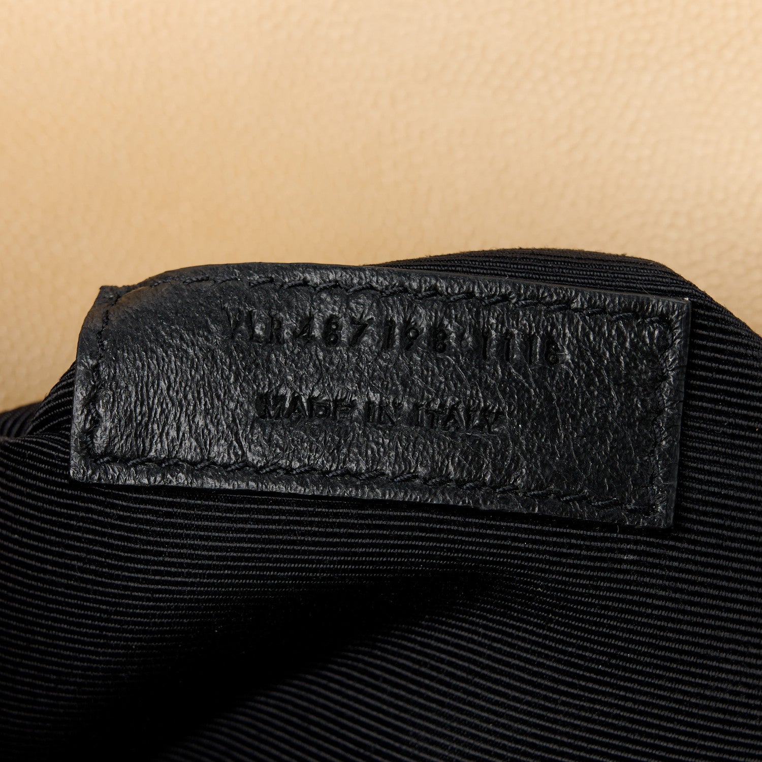 Saint Laurent Grain De Poudre Textured Mixed Matelasse Triquilt Large Monogram Satchel Dark Beige 15 of 21