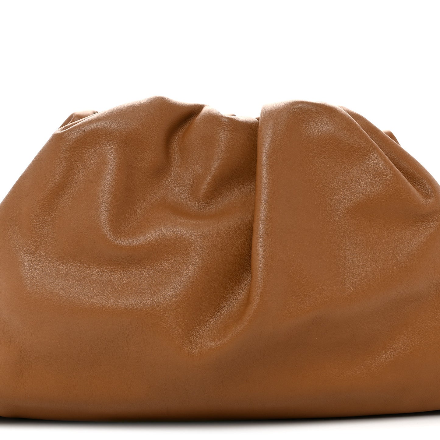 Smooth Butter Calf The Pouch Oversized Clutch Cammello