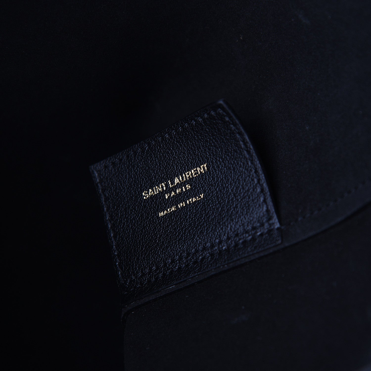 Saint Laurent Calfskin Large Shopping Tote Black 6 of 10