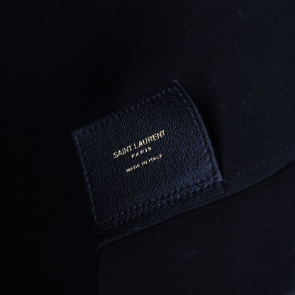 Saint Laurent Calfskin Large Shopping Tote Black 6 of 10
