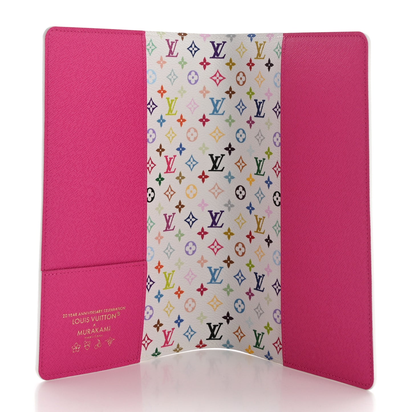 LV X TM Monogram Multicolor Emily Notebook Cover MM White