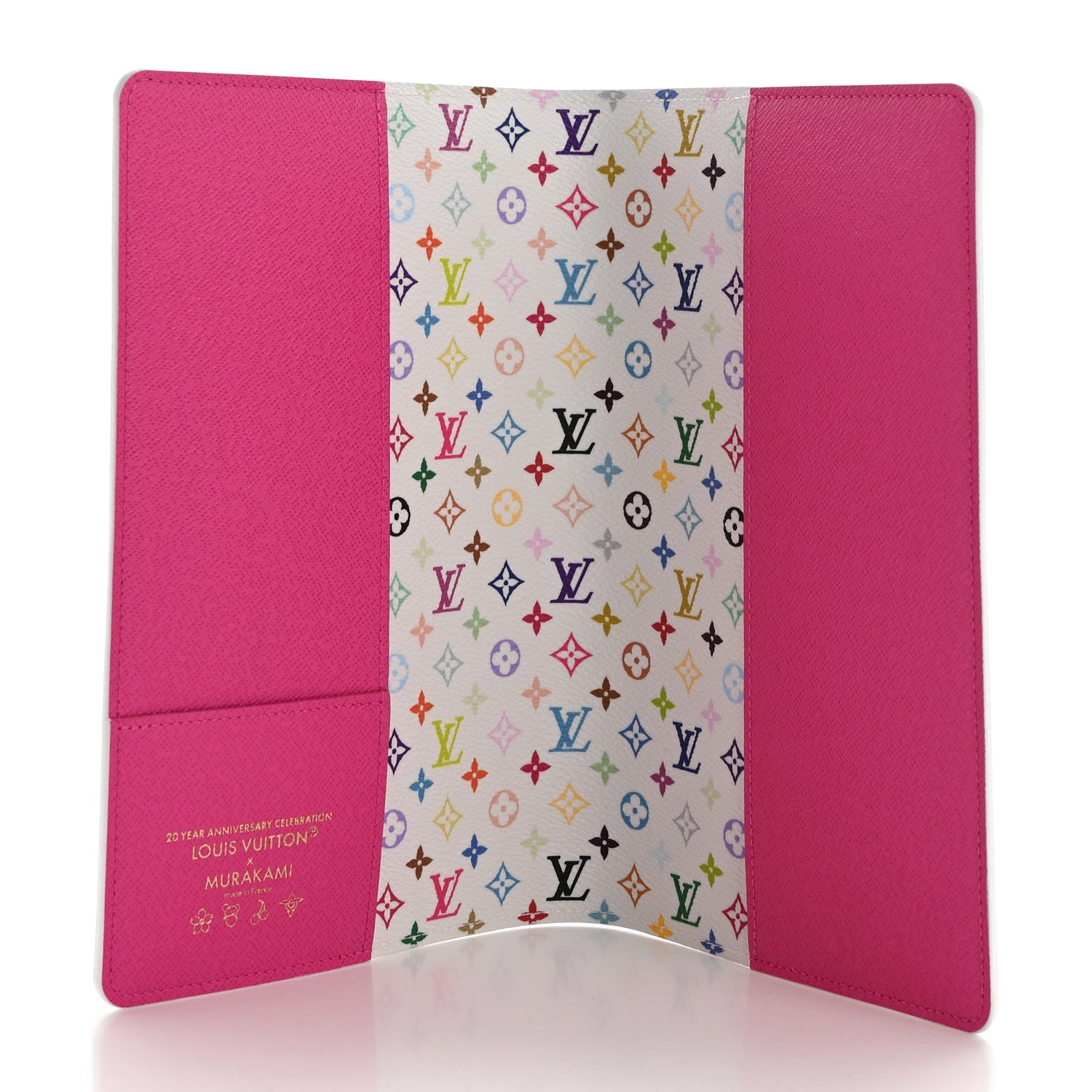 Louis Vuitton LV X TM Monogram Multicolor Emily Notebook Cover MM White 5 of 7