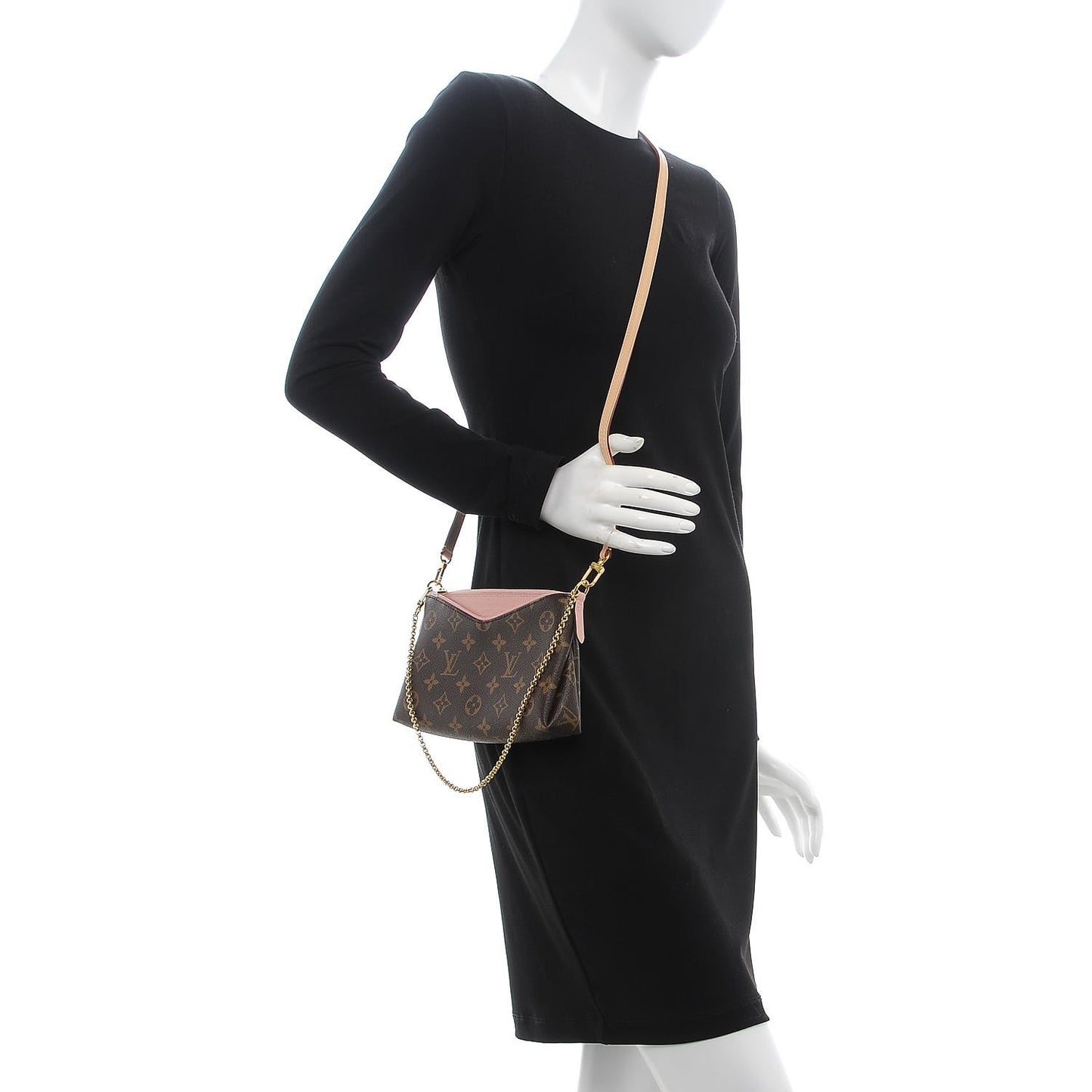 Monogram Pallas Clutch Rose Poudre