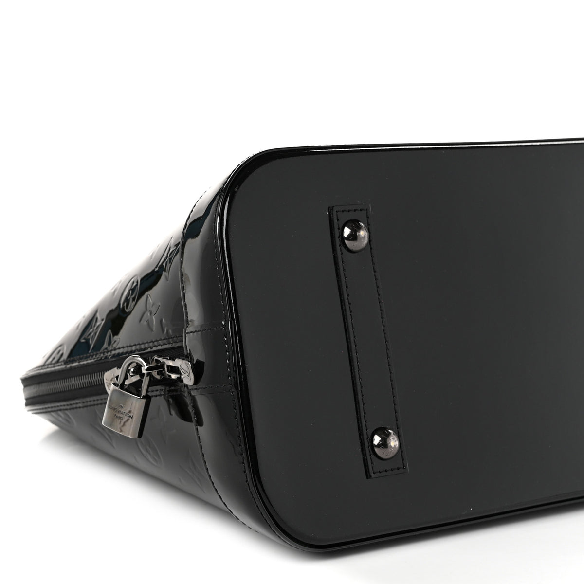 Louis Vuitton Vernis Alma GM Noir Magnetique 9 of 10