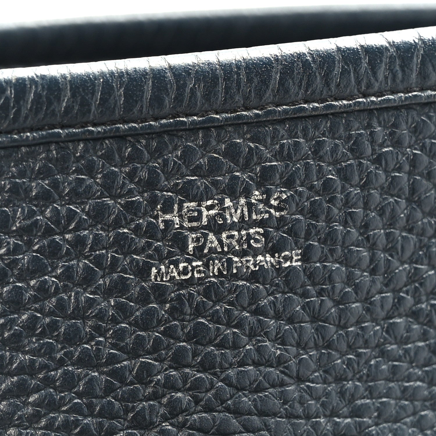 Hermes Taurillon Clemence Amazone Evelyne III PM Bleu Obscur Ultraviolet 7 of 9