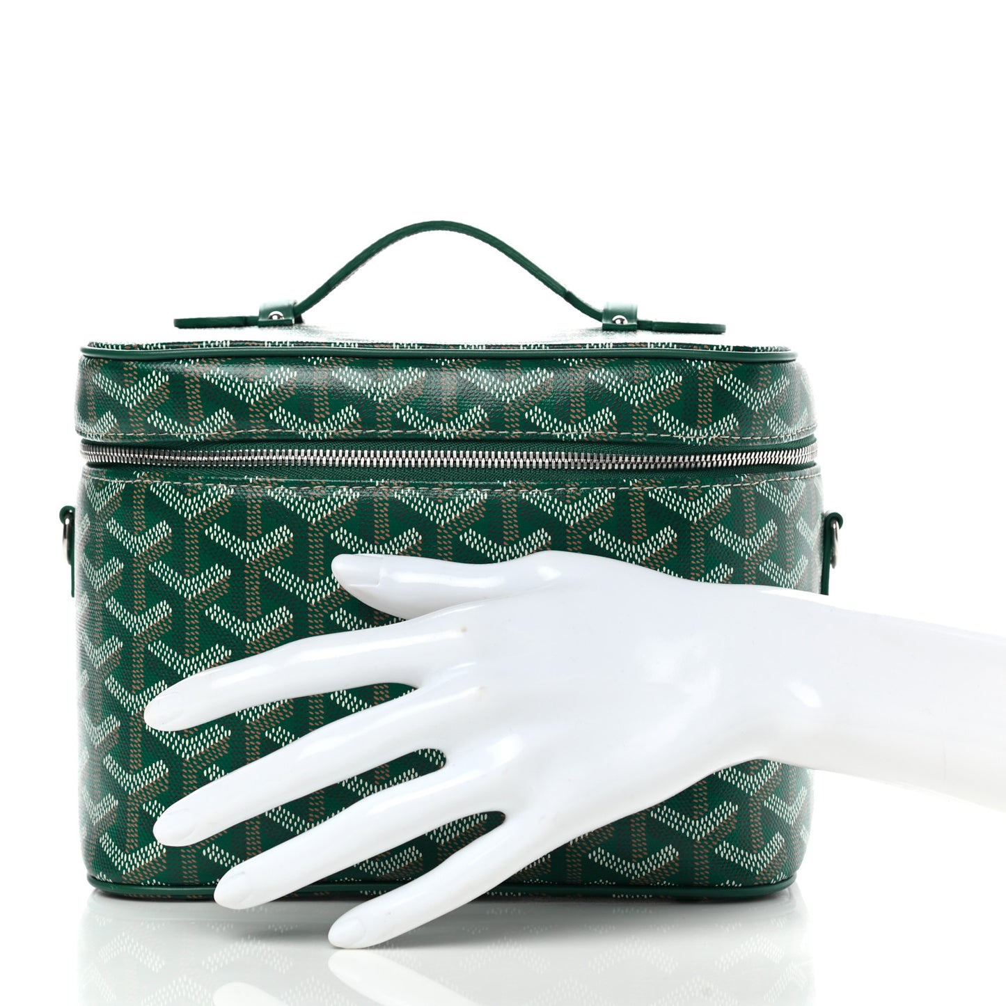 Goyardine Muse Vanity Case Green