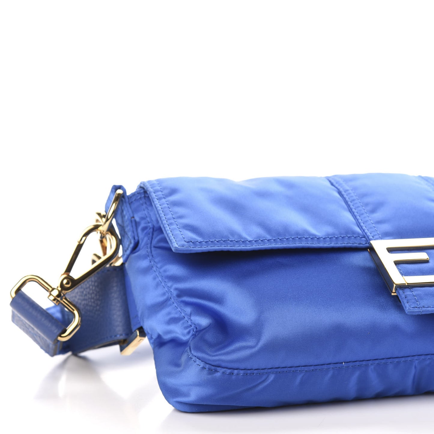 X PORTER Nylon Regular Belt Baguette Bag Blu