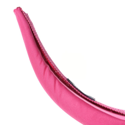 Prada Re-Nylon Metal Triangle Logo Headband Fuxia 8 of 8