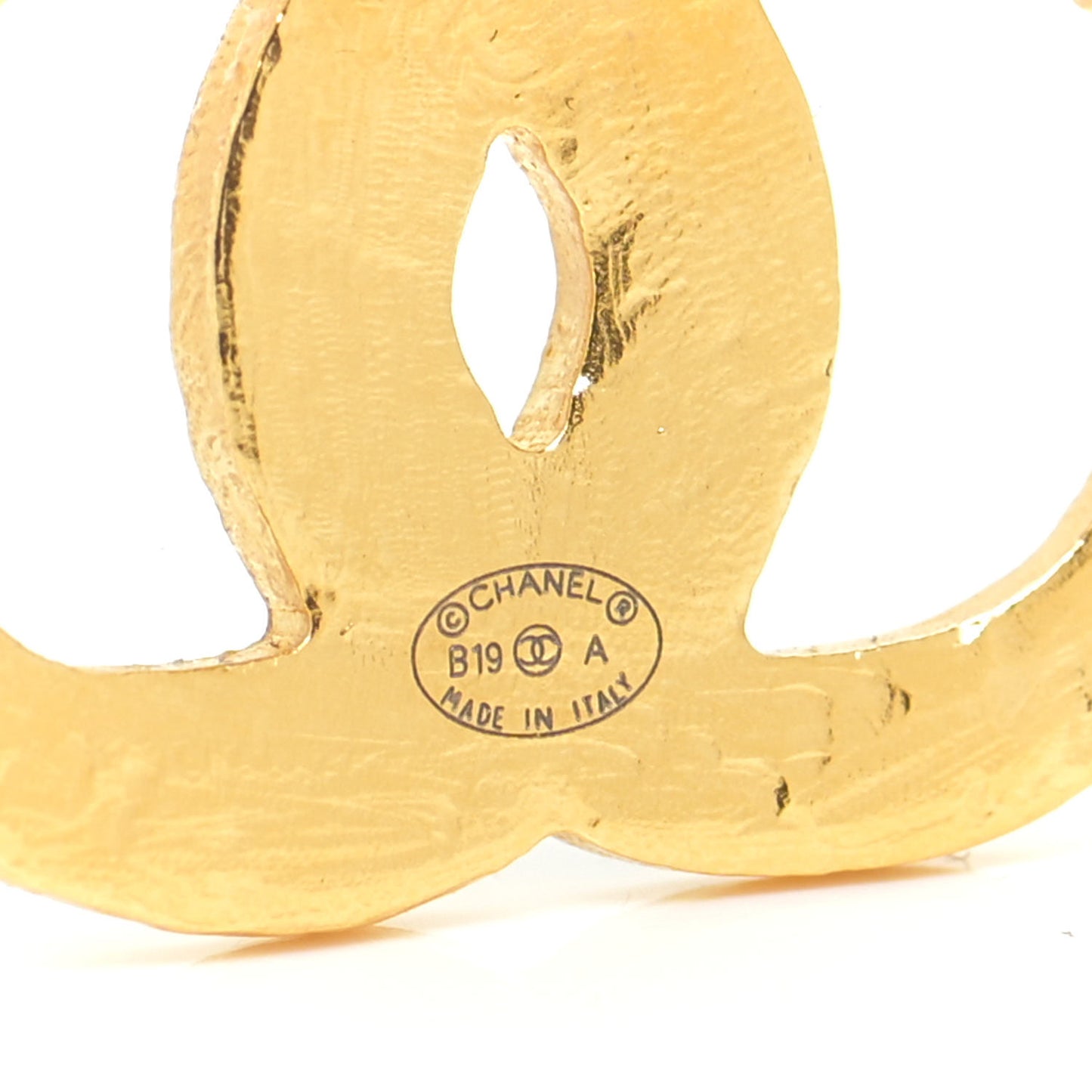 Resin Along The Nile CC Earrings Gold Black