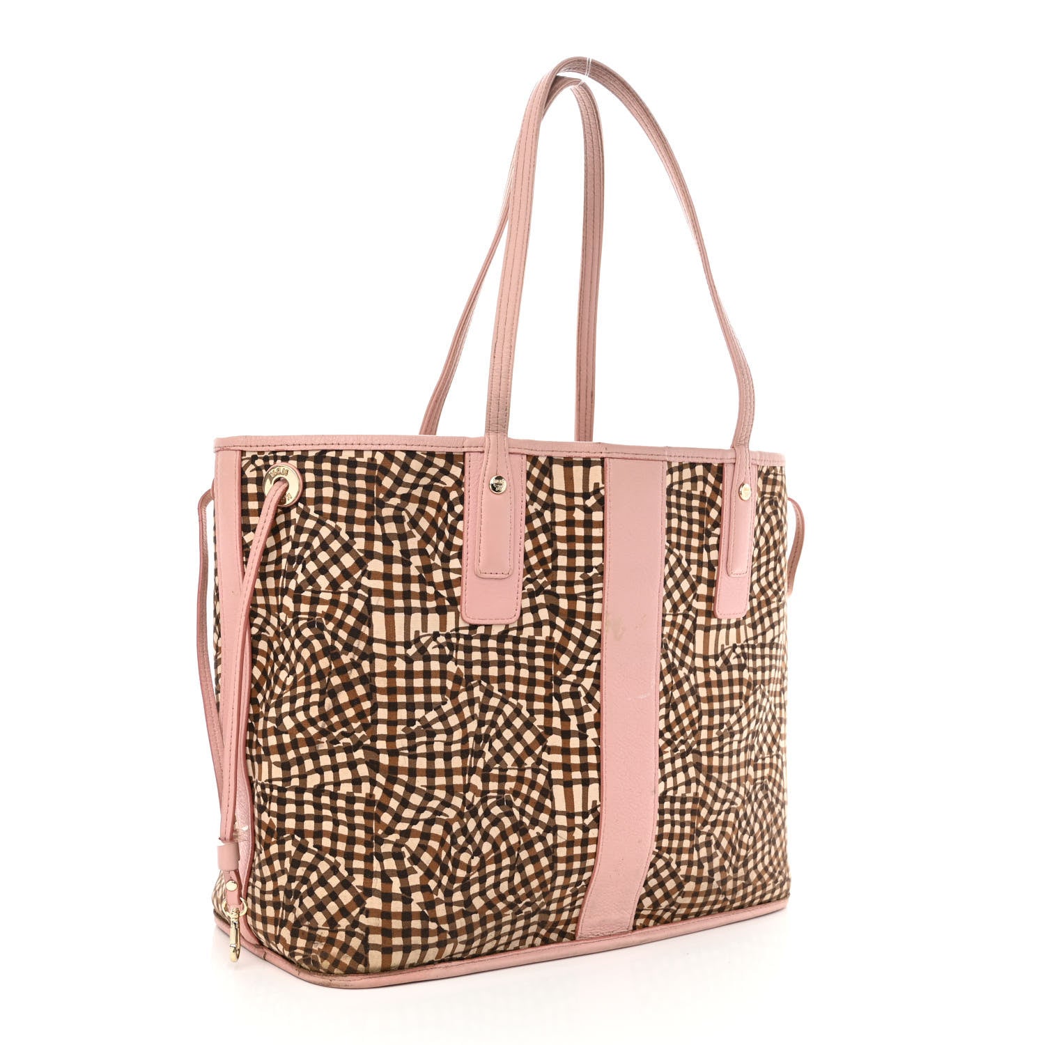 MCM Visetos Medium Liz Reversible Shopper Tote Soft Pink 14 of 21