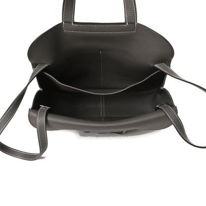 Hermes Taurillon Clemence Halzan 31 GM Etain 5 of 12