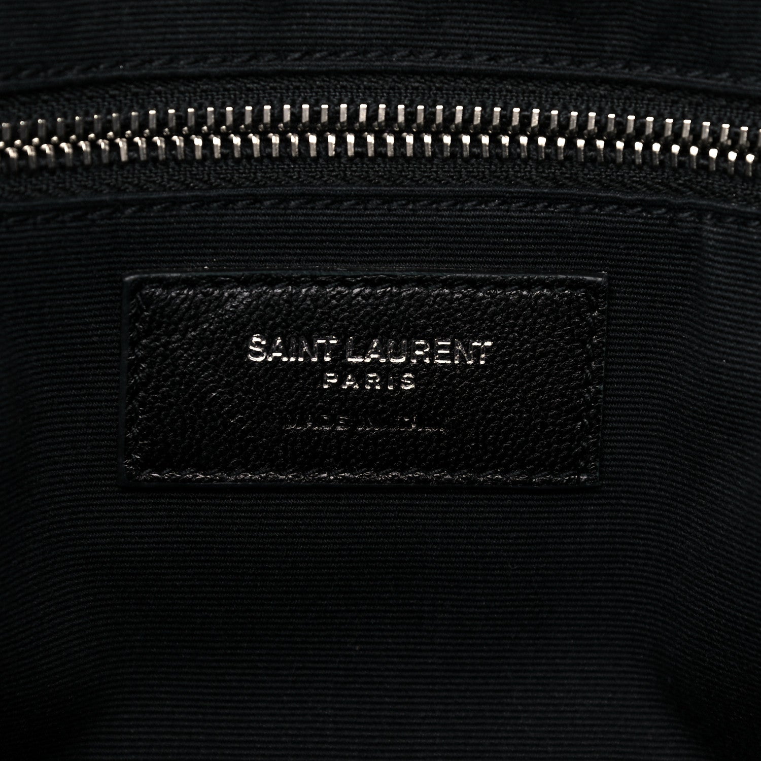 Saint Laurent Calfskin Y Quilted Monogram Medium Loulou Bowling Bag Light Grey 8 of 15